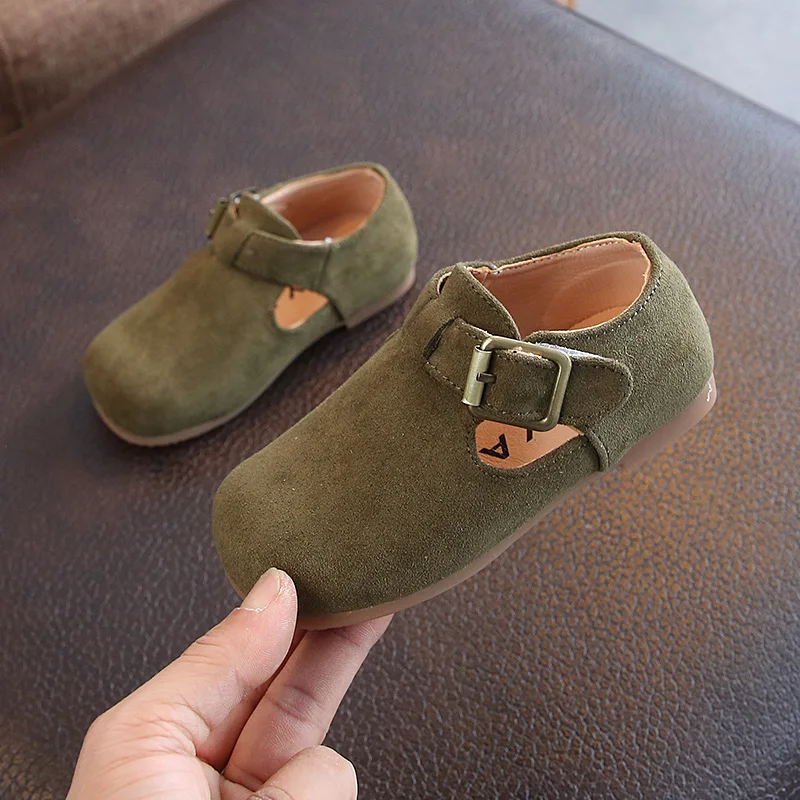 Детская обувь из натуральной кожи детская повседневная на плоской подошве с