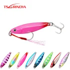 Металлическая приманка TSURINOYA, быстротонущая светящаяся приманка, Воблер для приманки по берегу, искусственная металлическая приманка, 7 г, 14 г, 18 г, троллинговая приманка для лодки