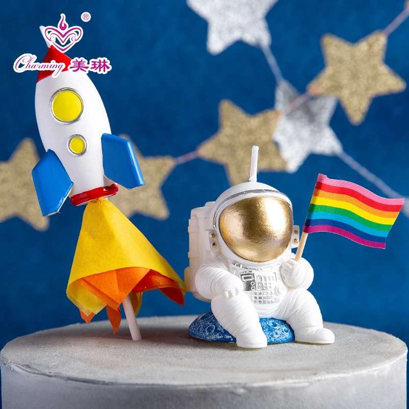 Украшение космонавта на заказ астронавт свеча день рождения планета ракета