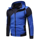 Мужской спортивный костюм, повседневная флисовая куртка с капюшоном, большие размеры, Осень-зима