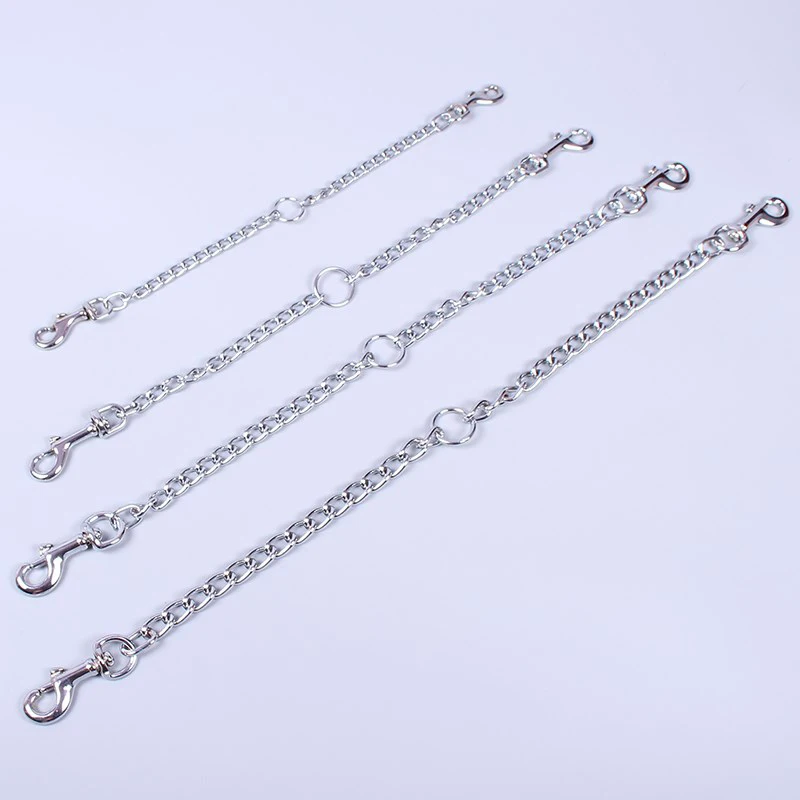 70 см двойной поводок для собак 2 сторонний Железный соединитель домашних