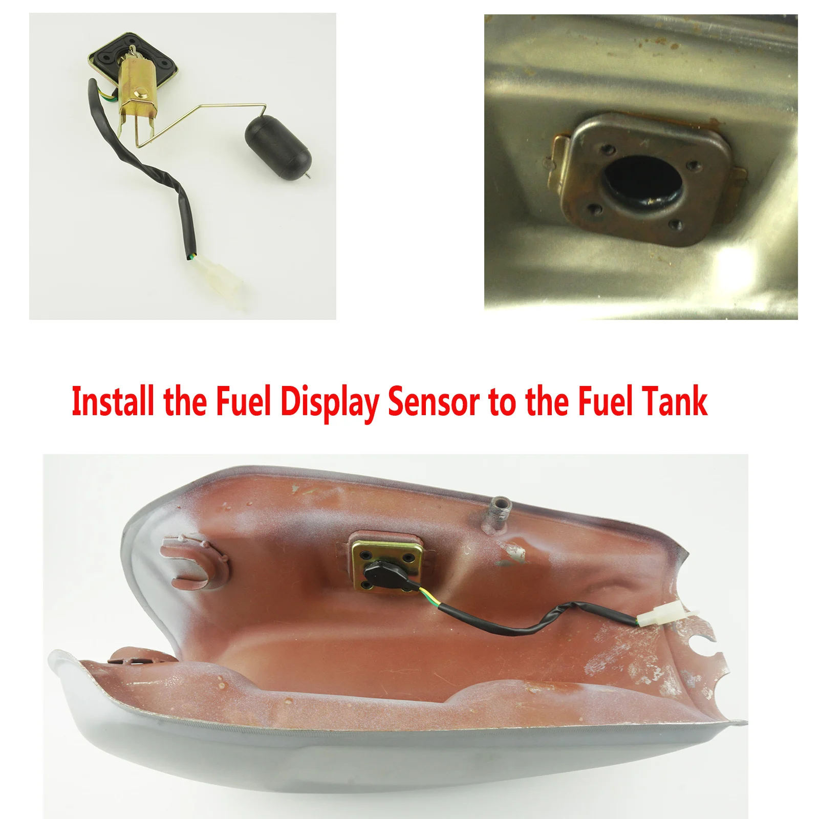 Неокрашенный Универсальный винтажный мотоцикл 9л газовый топливный бак с