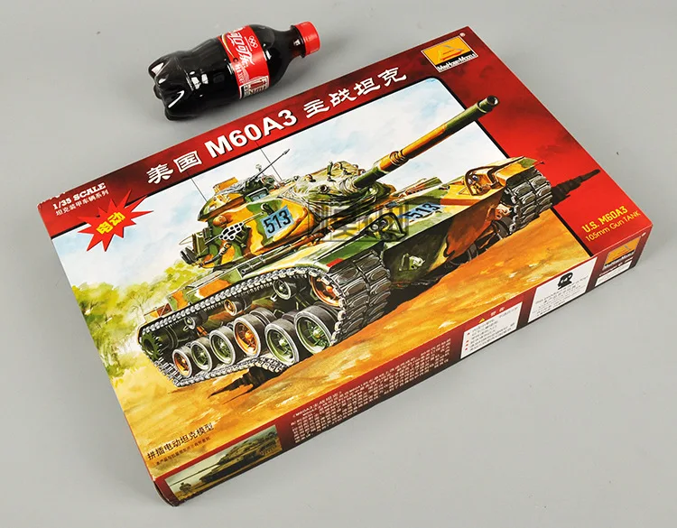 1:35 современный американский M60A3 основной боевой танк военная электрическая Сборная модель бронированный автомобиль
