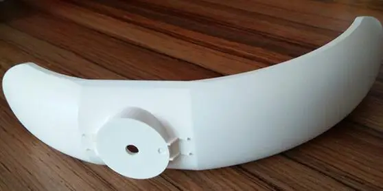 Запчасти для электрического скутера для Xiaomi Mijia M365 брызговик крыло подножка с кольцом дисковые тормоза приборная панель материнская плата складной крюк - Цвет: Front White Fender