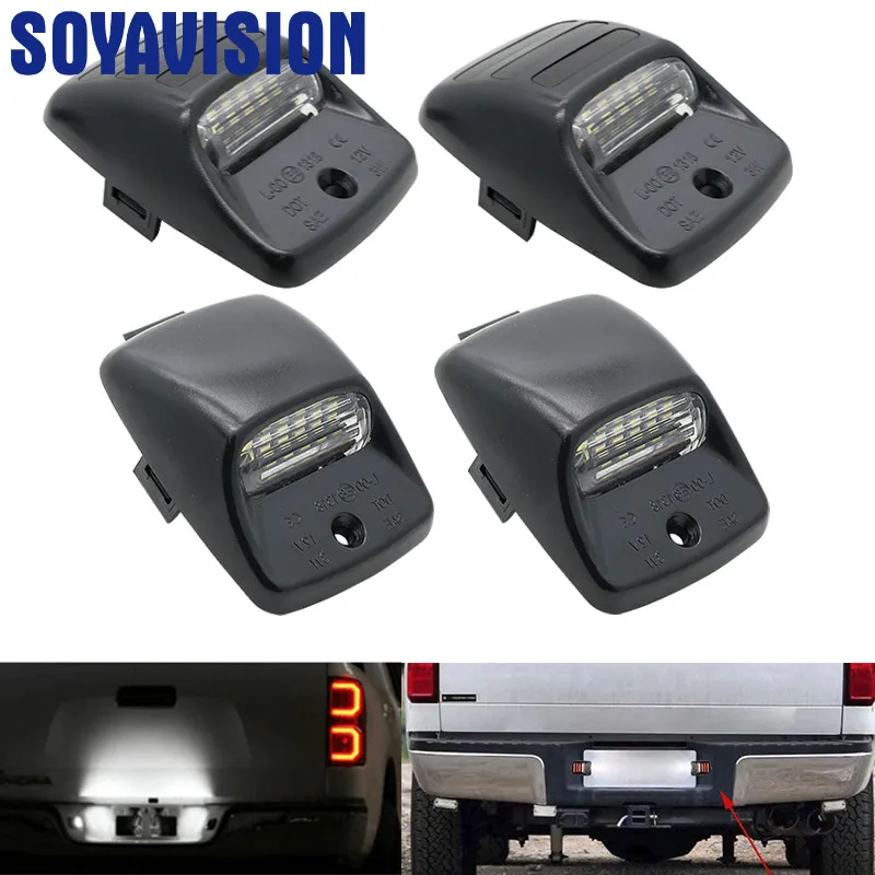 12V светодиодный номерной знак Светильник лампы ошибок автомобиля Подсветка