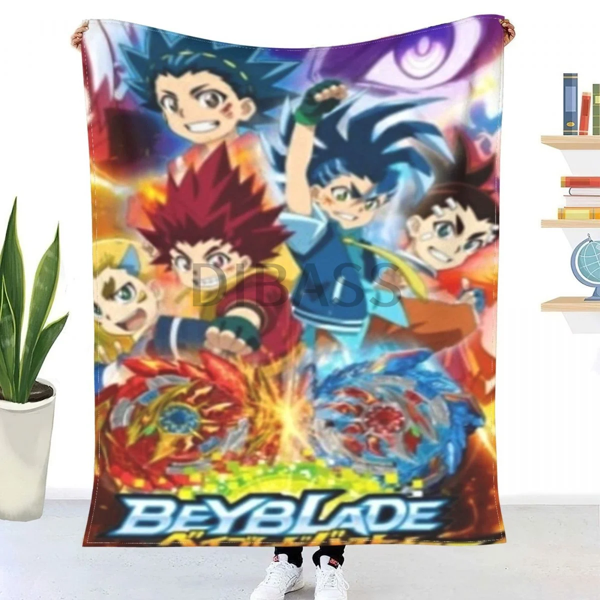 

Фланелевое покрывало BEYBLADE с 3D принтом