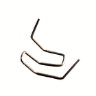 100 шт., двойной пластиковый степлер, 0,8 мм