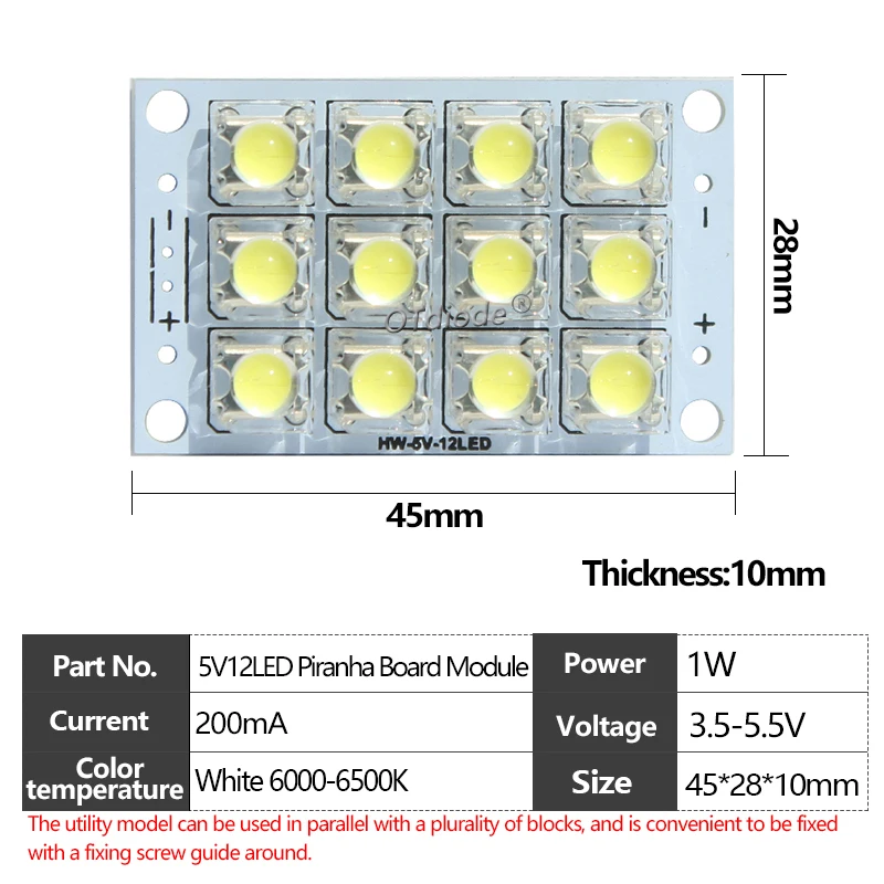 

OTdiode 5V 12V Piranha Board Module светодиодная лента