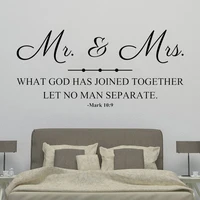 home wall decor for weddings mr mrs removable vinyl wallpaper stickers