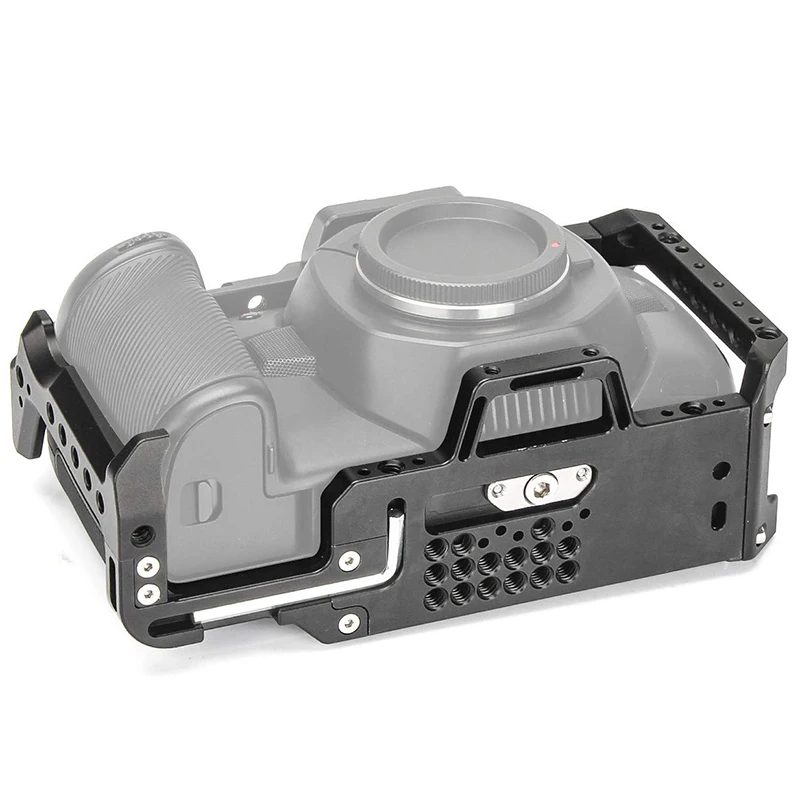 Для камеры BMPCC 4K 1/4 дюйма 3/8 винтовой рельсовый резьба для Blackmagic Pocket Cinema Camera клетка