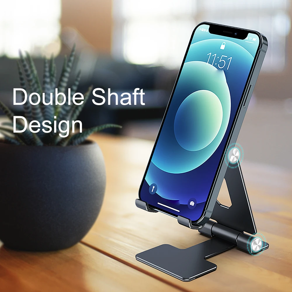 xhaor mobile phone holder for iphone 13 12 pro xiaomi huawei metal foldable tablet stand adjustable aluminum alloy desktop brace free global shipping
