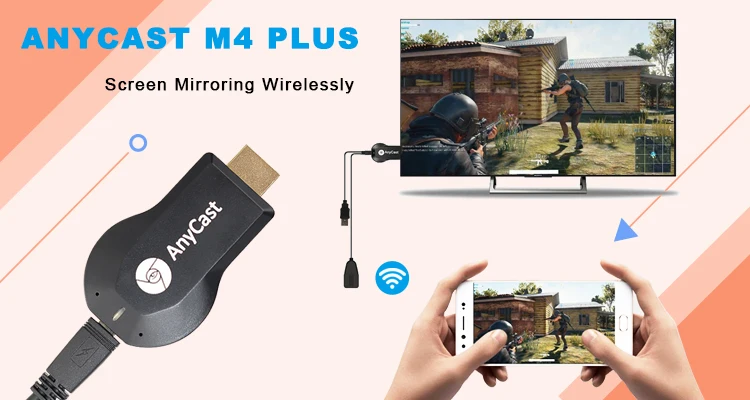 ТВ-палка 1080P беспроводной WiFi Дисплей ТВ ключ приемник для AnyCast M4 Plus для Airplay 1080P HDMI ТВ-Палка для DLNA Miracast