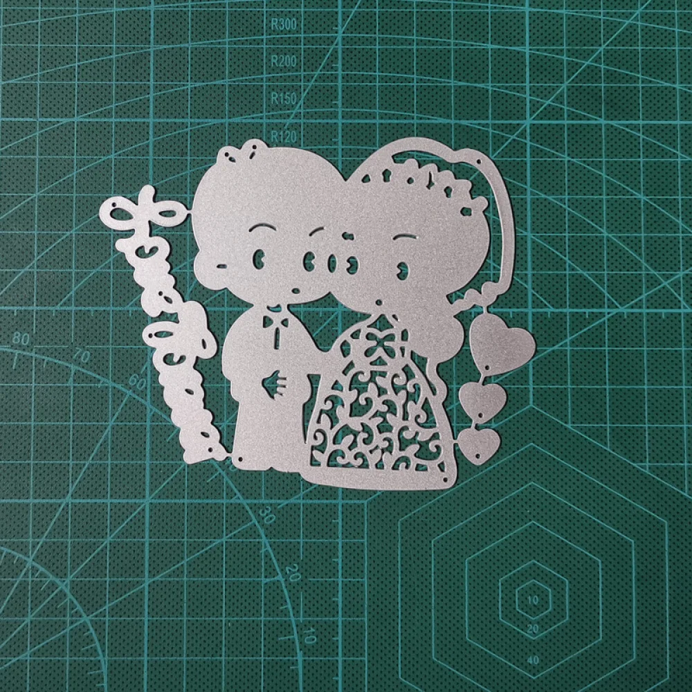 Металлические Вырубные штампы для невесты и жениха сделай сам скрапбукинг