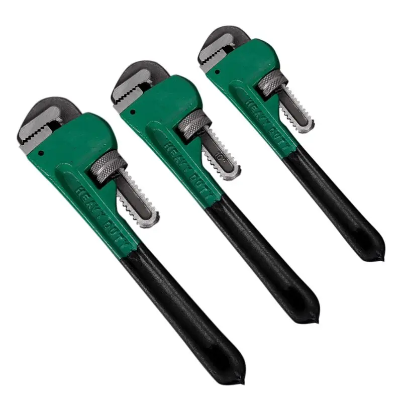 

Adjustable Heavy Duty Pipe Wrench Clamp Plumbing Hand Tool 8Inch 10Inch 12Inch High Carbon Steel Anti-rust Anti-corrosion