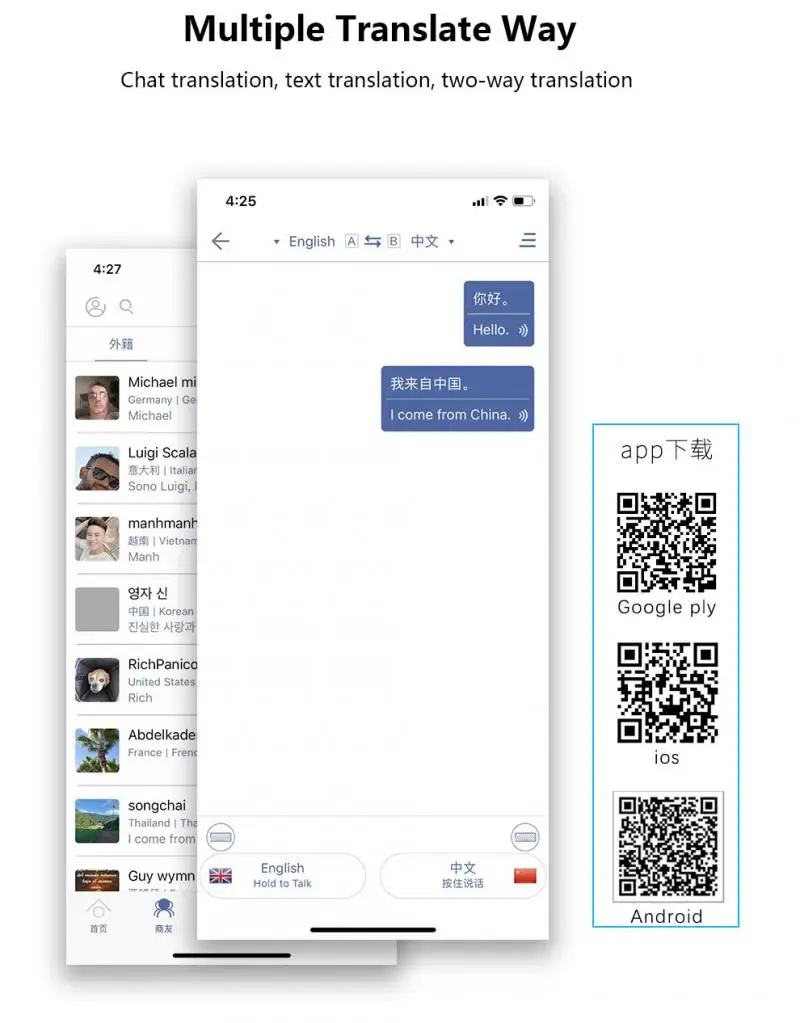 high quality G6 smart Translator 72 Languages Smart Language remote Voice For IOS Android Phone | Электроника