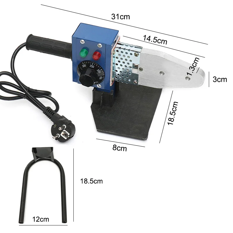

800W 1000W 220V Electric Hot Welding Machine Heating Tool PPR PE PP Tube Pipe Welding Machine