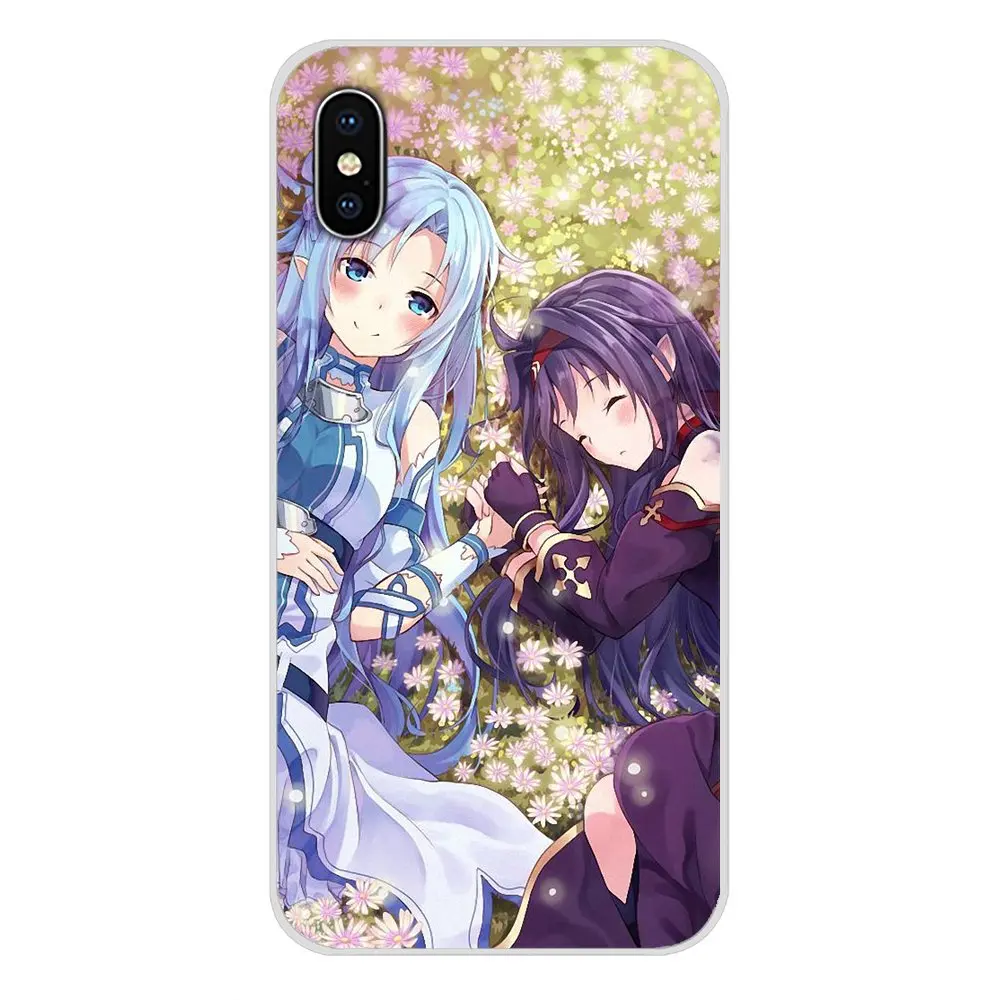Чехлы для телефона LG G3 G4 Mini G5 G6 G7 Q6 Q7 Q8 Q9 V10 V20 V30 X Power 2 3 K10 K4 K8 2017 Sword Art Online японского аниме.