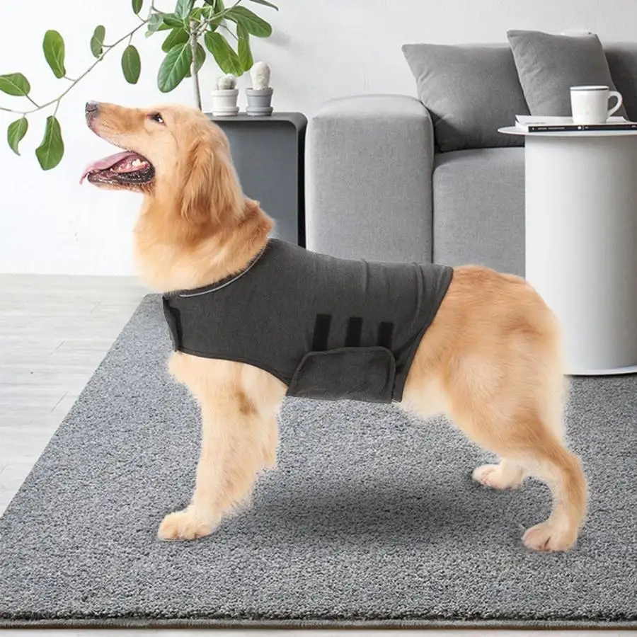 Pet антистресс куртка темно-серая собака ThunderShirt антистресс куртка рубашка снятие стресса держать