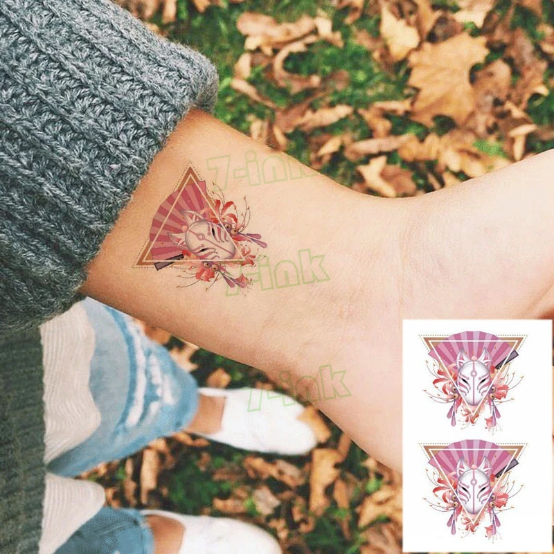 Переводятся с помощью воды штаны фальш вставкой Стикеры серия укиё e Cat