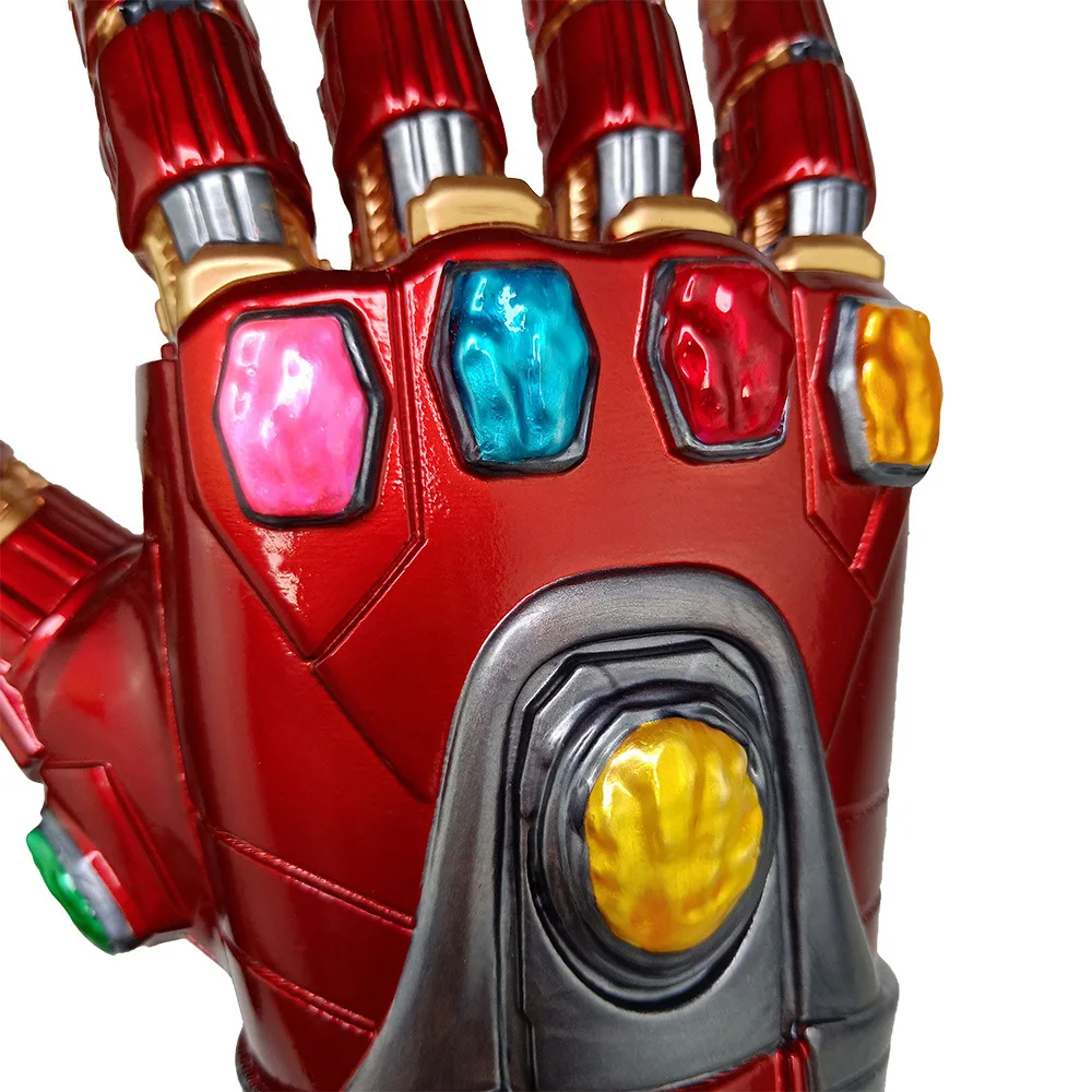 

Marvel Avengers Ironman Infinity Gauntlet Gloves Resin Statue Figure Model Toys for Collection