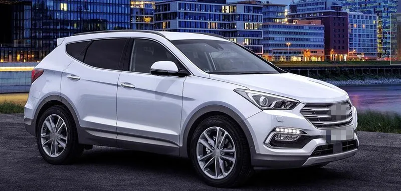 Крышки омывателя фар переднего бампера отверстия для крышек Hyundai Santa Fe 2007 |