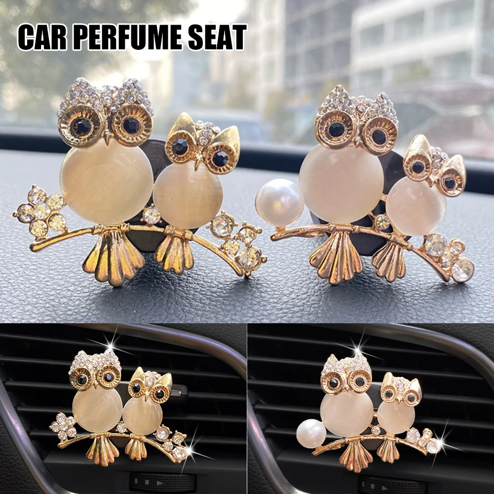 

Car Air Freshener Owl Air Outlet Car Perfume Air Vent Fragrant Aroma Diffuser Jasmine Green Tea Car Styling Interior Accessories