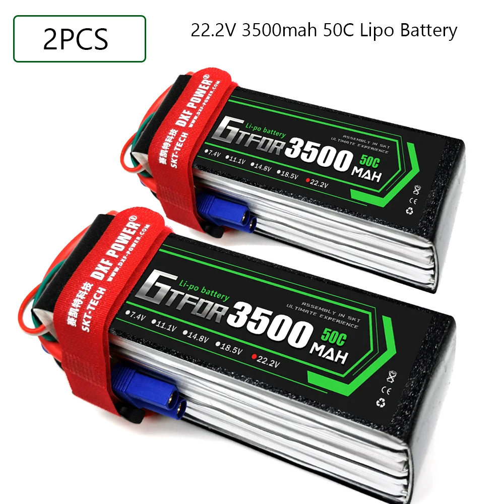 GTFDR 3500 мАч 22 2 в 50C 100C Lipo батарея 6S XT60/DEANS/XT90/EC5 для AKKU дрона FPV грузовика четыре axi