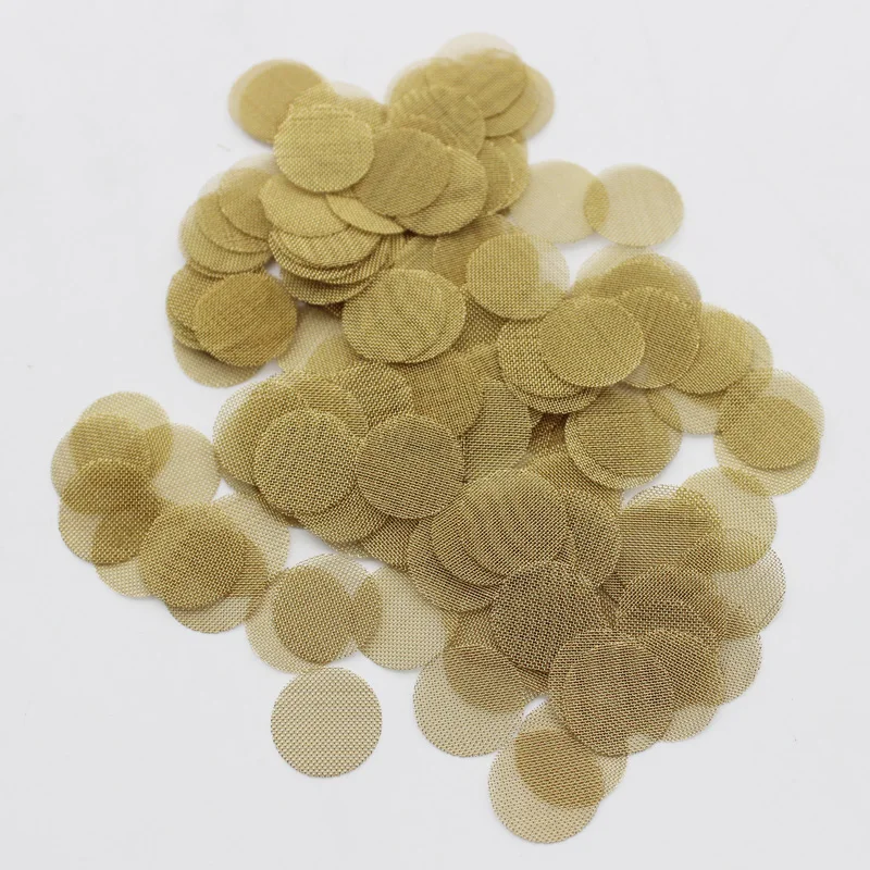 

50pcs Heavy Duty Thick Brass Pipe Screens 12.7mm/15mm/16mm/19mm/20mm/25mm