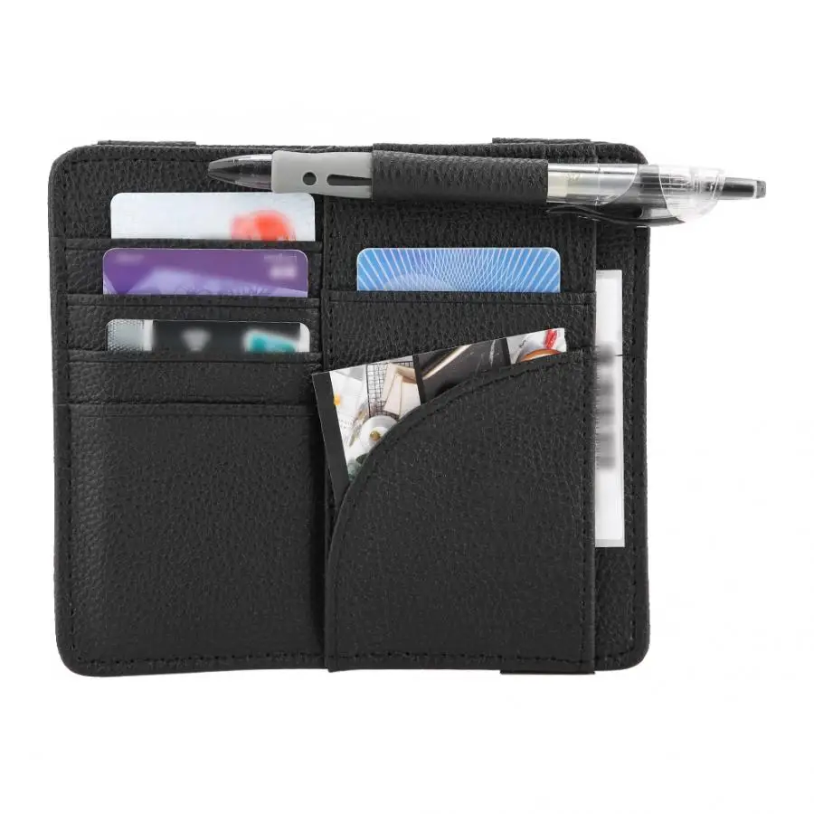 Многофункциональный автомобильный козырек от солнца держатель для карт