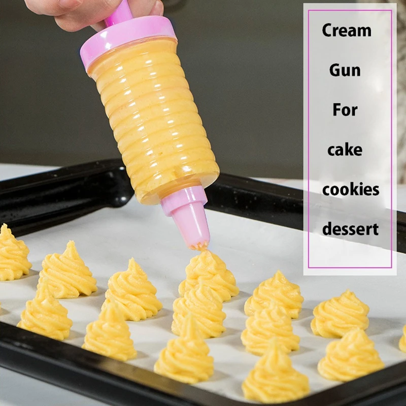 Инструменты для украшения торта экструдер мороженого соковыжималка пистолет с 8
