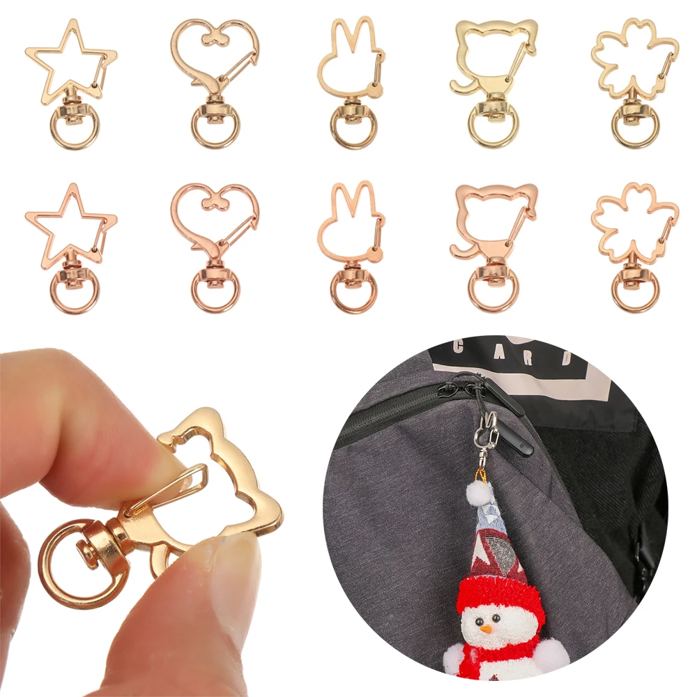 5pcs брелок Омаров триггер зажимы пряжки карабин металлическое ювелирное ожерелье