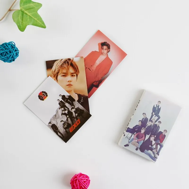 

32Pcs/Set Photo Card Poster Photocard Fans Gift Collection Stationery Set K-POP Album Self Made Paper Lomo Card