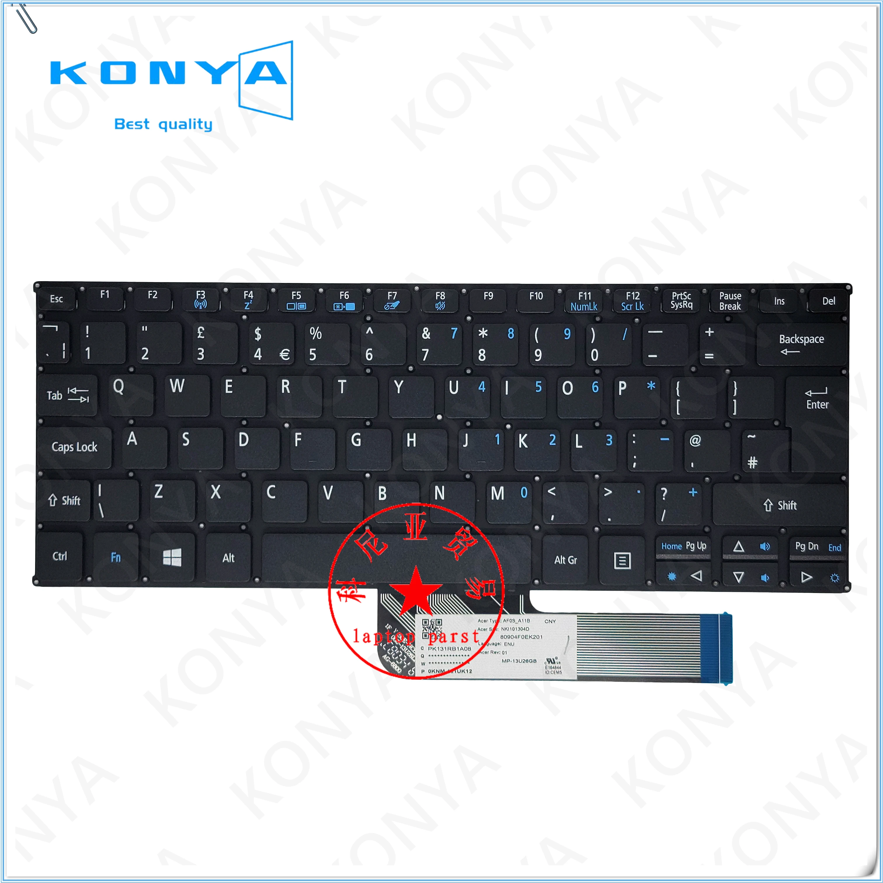 Новинка Оригинальная клавиатура для Acer Switch 10 ASP ESP записи ENU NKI101303N NKI101303T NKI1013048