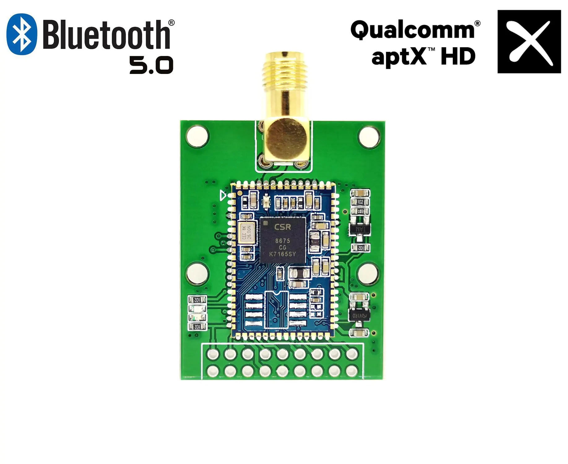 

LDAC Bluetooth audio board Bluetooth 5.0 receiving module csr8675 SPDIF IIS aptx-hd