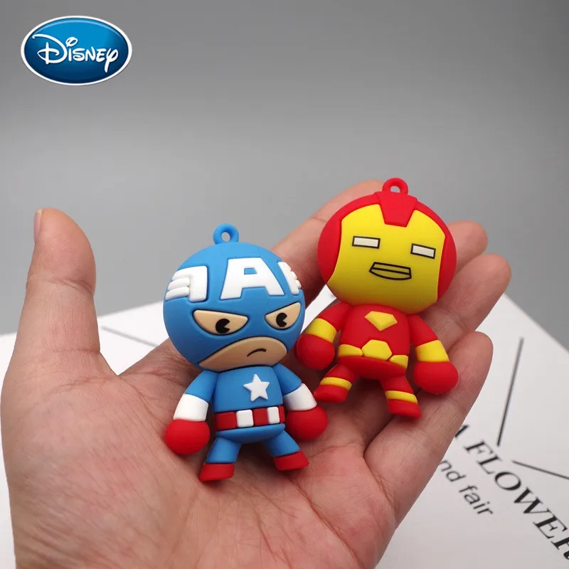 Кукла Disney Q Edition резиновая игрушка кукла Капитан Америка Тор Железный человек