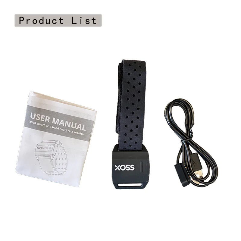 

XOSS Arm Heart Rate Sensor Monitor Armband Hand Strap Bluetooth ANT+ Wireless Health Fitness Smart Bicycle Sensor for GARMIN