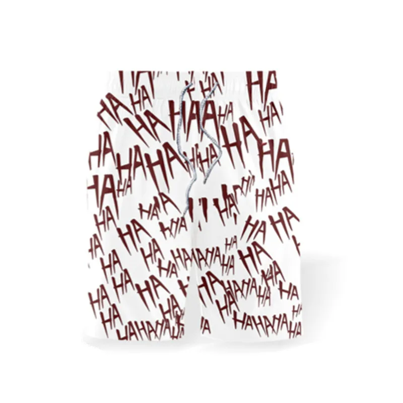 

Summer men's short suit Harajuku hip-hop big mouth 3D printing T-shirt shorts sportswear 2 sets of men's jogging uniforms