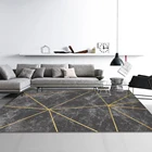 Современные коврики для гостиной с геометрическим рисунком, нескользящий коврик для дома, декоративные коврики, спальни