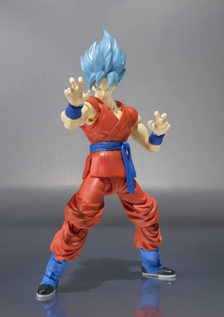Фигурка из м/ф Драконий жемчуг зет аниме-фигурка Гоку с синими волосами игрушка