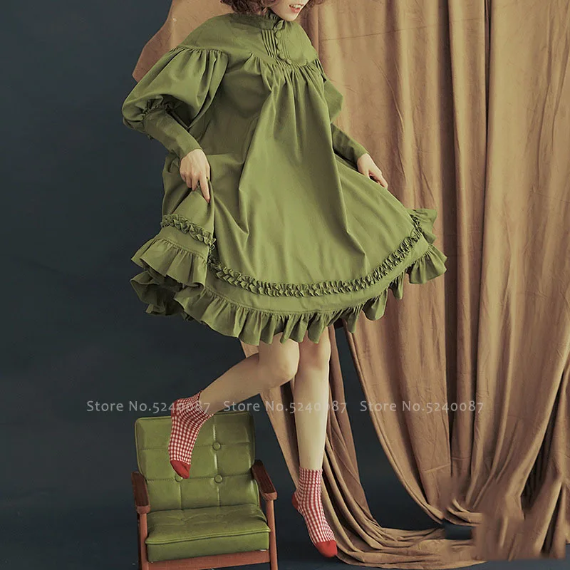 Женское вечернее платье в британском стиле принцессы с длинным рукавом ретро и