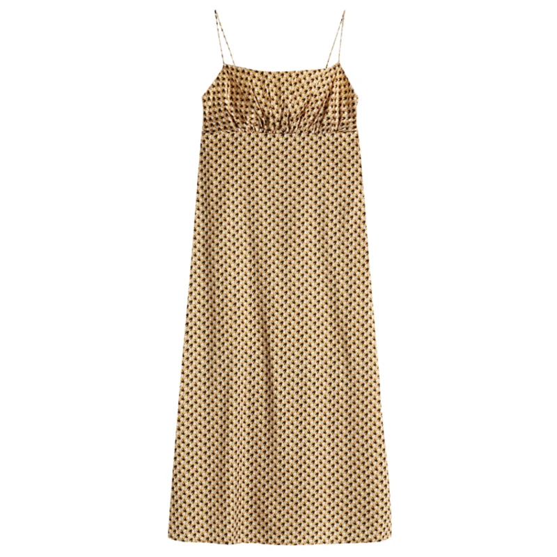 

Summer Sexy Houndstooth Spaghetti Strap Dresses Women High Waist Sling Casual Loose Slim Fashion Hot Party Sleeveless Vestidos