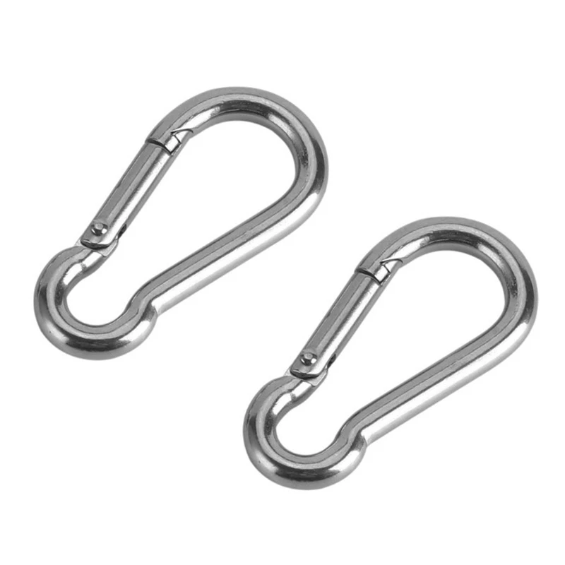 

2 Sets Suspended Ceiling Wall Mount U-Shaped Hooks Stainless Steel Heavy Duty Multi-Function Hammock Hook Metal Base