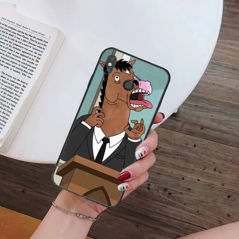 

BoJack Horsemans American funny cartoon Phone Case For Xiaomi Redmi 7 9t 9se k20 mi8 max3 lite 9 note 8 9s 10 pro Silicone