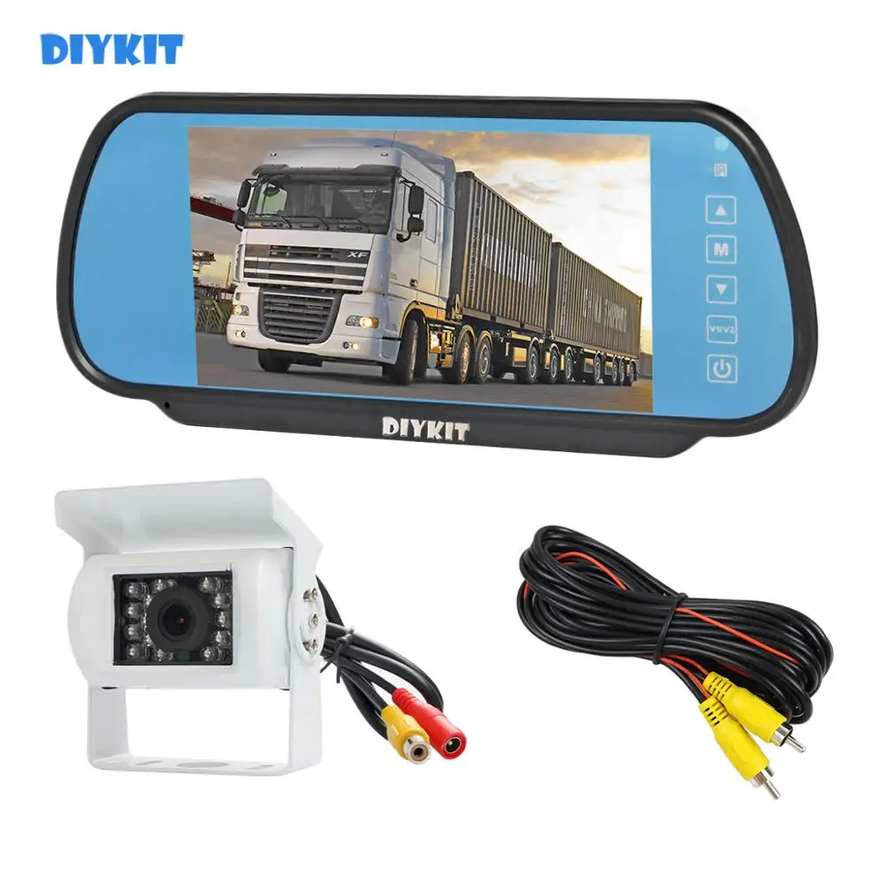 DIYKIT 7 &quotзеркальный монитор Автомобильный Монитор водонепроницаемый ИК Ночное