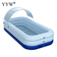 portable baby adult bathtub inflatable bath tub swimming pool tub foot air pump folding bath barrel tubbath bathroom products