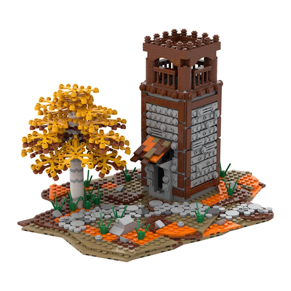 853 шт. Сторожевая Башня замок MOC-42970 строительные блоки кирпичи игрушки модель мс