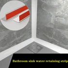 Самоклеящаяся уплотнительная лента для стен, угловой наполнитель, Силиконовая пробка для воды, блокиратор прожектора, аксессуары для ванной и кухни
