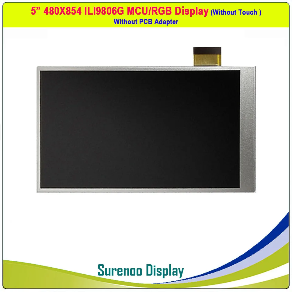 5,0 дюймов 480*854 ILI9806G 16 м HD емкостный резистивный сенсорный ips TFT ЖК-модуль экран дисплей Панель MCU RGB