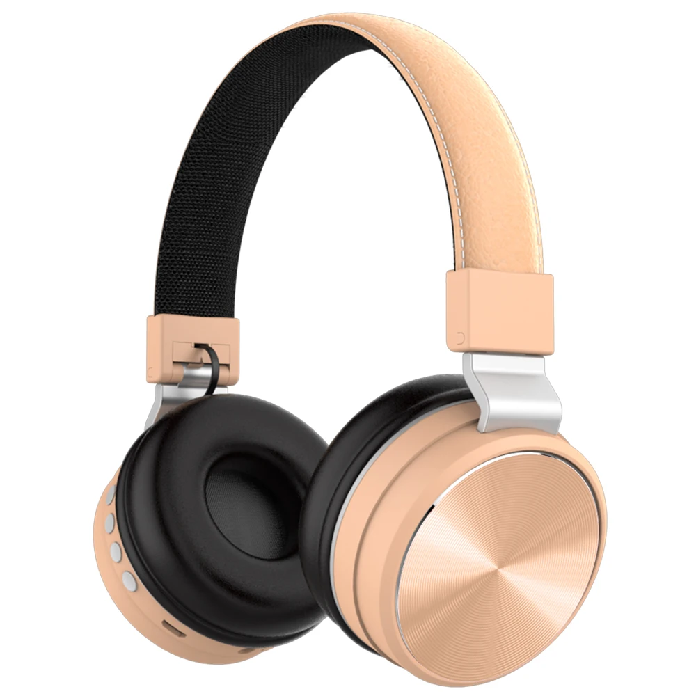 Беспроводные наушники Bluetooth гарнитура складные регулируемые с микрофоном для