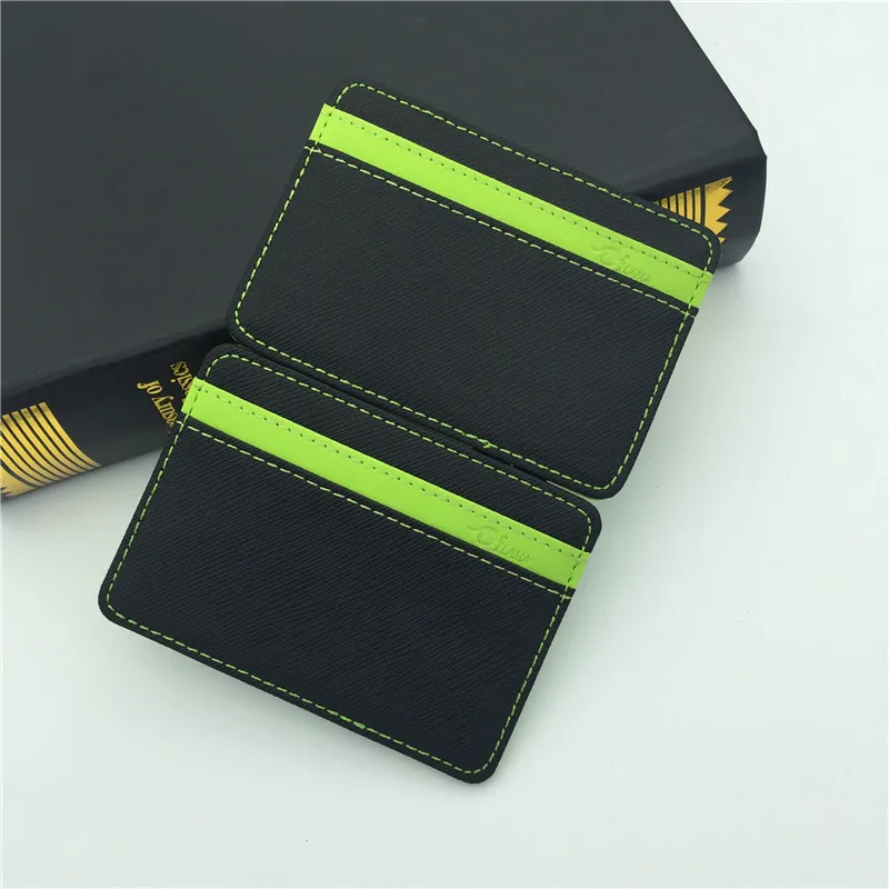 Мини Модные мужские Волшебные кошельки зажим для денег Тонкий клатч сумка